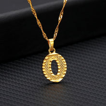 Laden Sie das Bild in den Galerie-Viewer, Tiny Gold Initial Letter Necklace For Women Stainless Steel A-Z Alphabet Pendant Necklace Jewelry Christmas Gifts Bijoux Femme