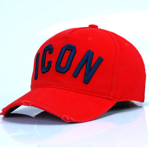 DSQICOND2 Brand DSQ Casquette Hats Solid Pattern Hats Letters ICON Casquette Dad Hip Hop Baseball Cap Snapback Cap for Man Woman