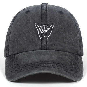 2019 neue finger stickerei kappe outdoor freizeit Gewaschen Baseball Caps Einstellbare Hip Hop hut 100% Baumwolle Frauen Mann hüte