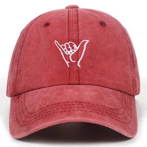 2019 neue finger stickerei kappe outdoor freizeit Gewaschen Baseball Caps Einstellbare Hip Hop hut 100% Baumwolle Frauen Mann hüte